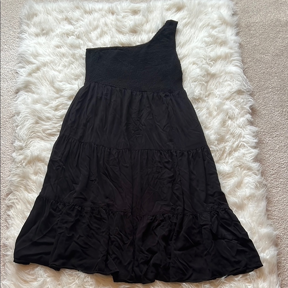 Black One Shoulder Dress